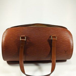 Louis Vuitton Soufflot Hand Bag in Epi Leather